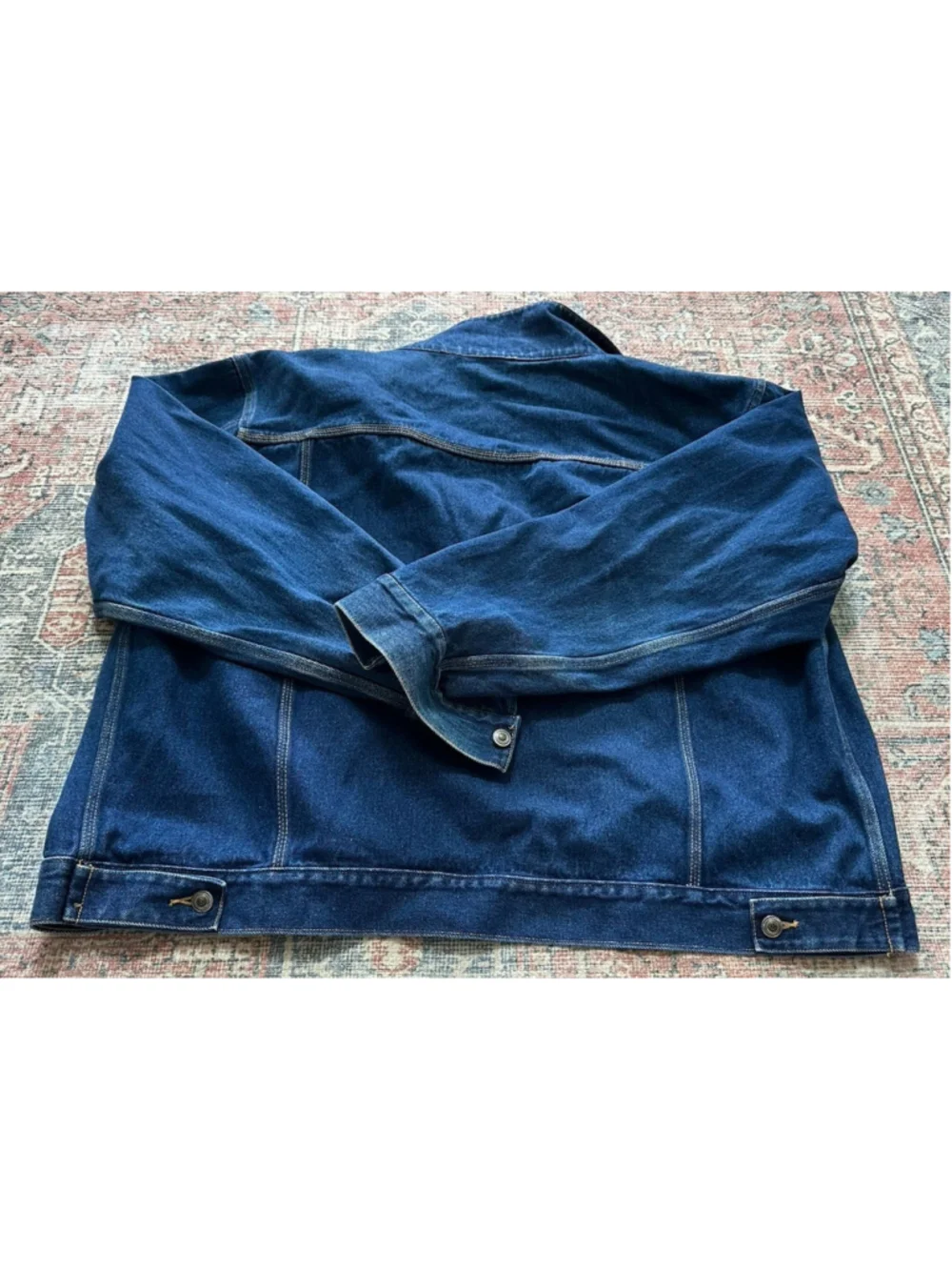 Vintage Y2K Akademiks Denim Jean Jacket Size 2XL Navy Blue Hip Hop